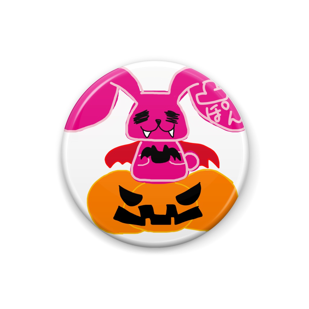 丸缶✾ハロウィンうさぎ