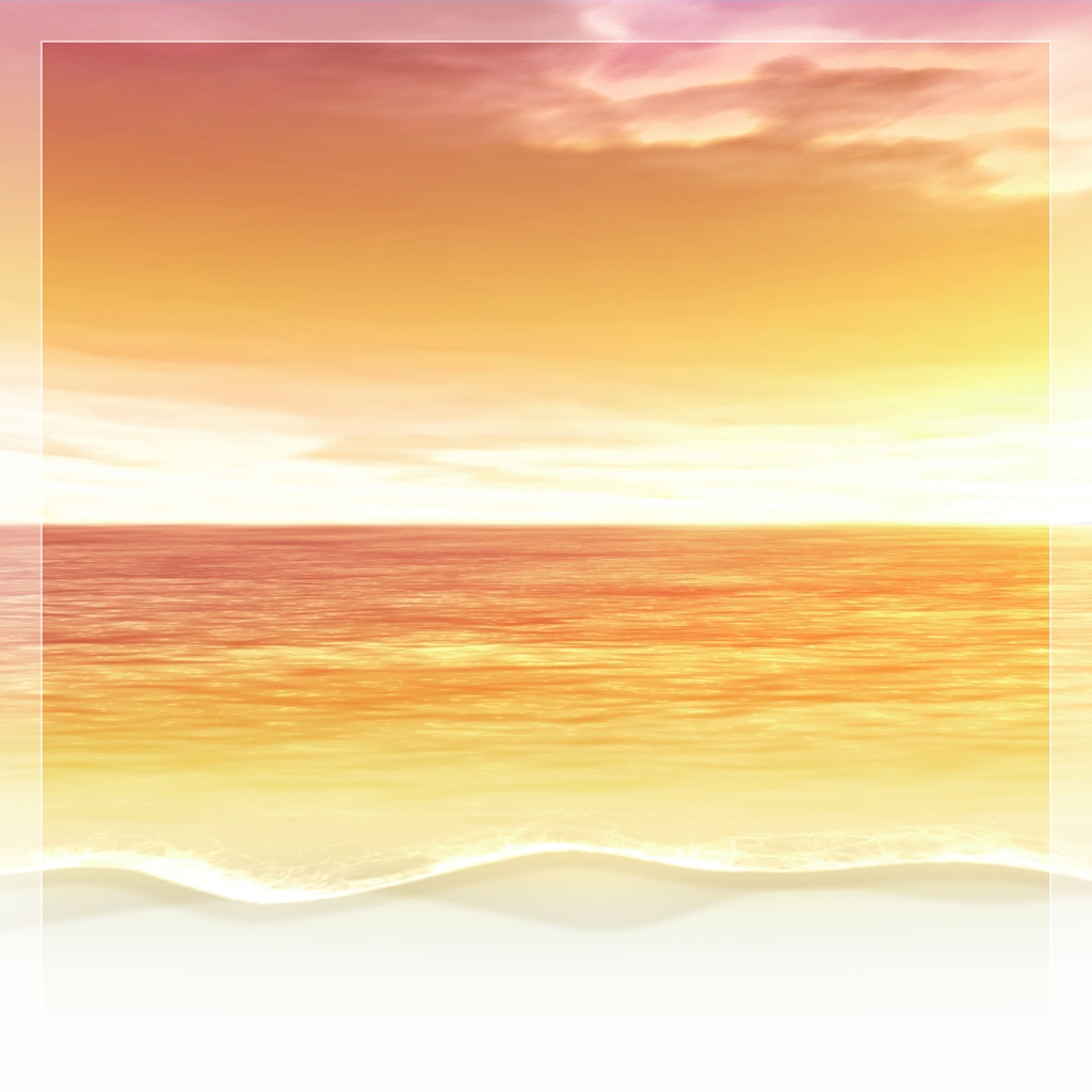 【配信素材】動く海背景