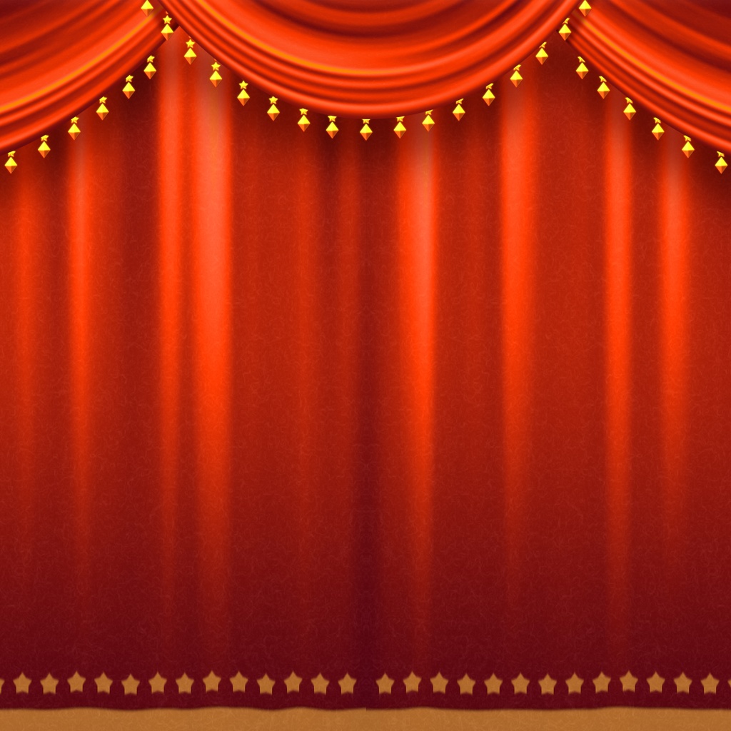 【映像素材】舞台の幕トランジション