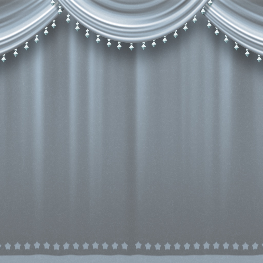 【ココフォリア素材】舞台の幕トランジション