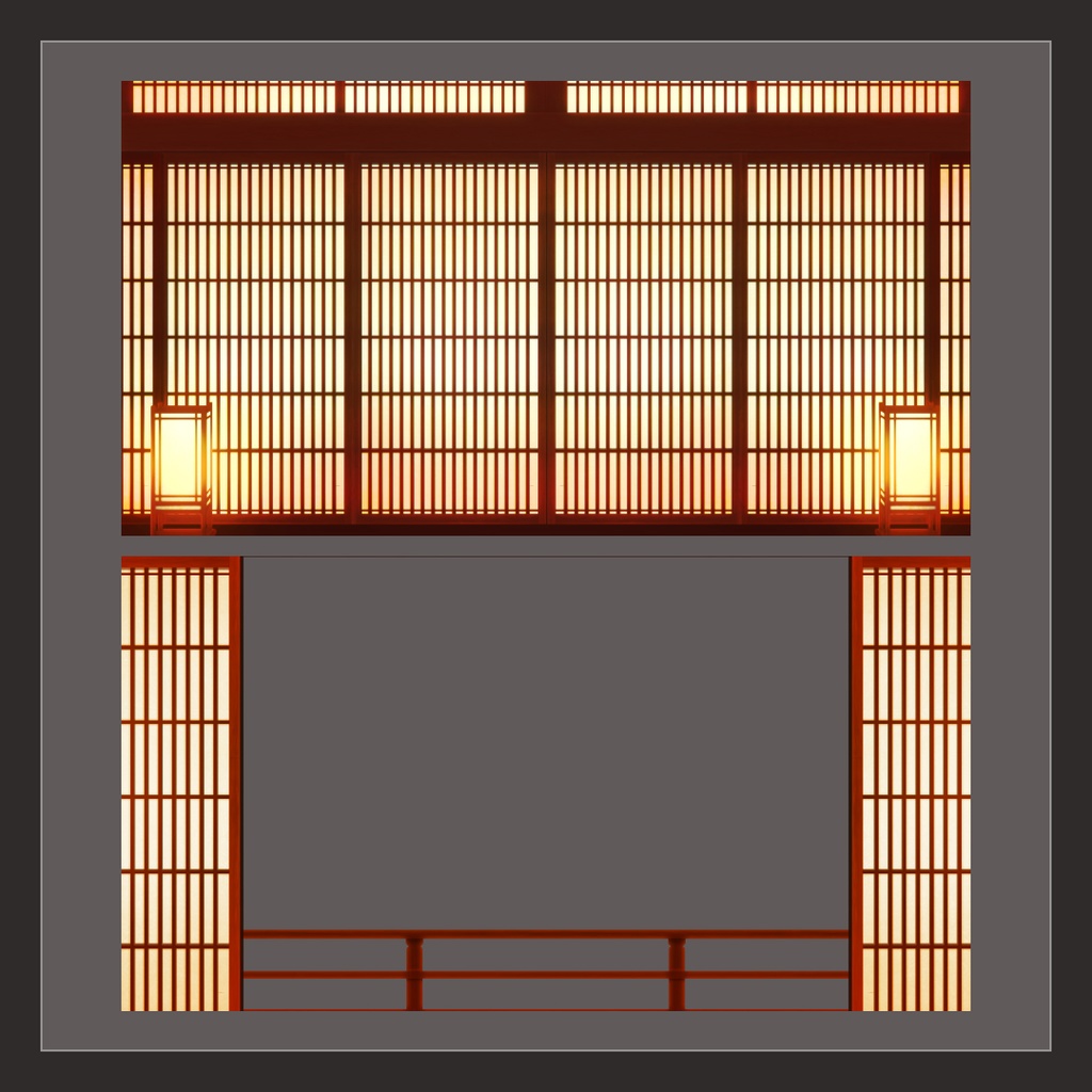 【ココフォリア素材】障子トランジション