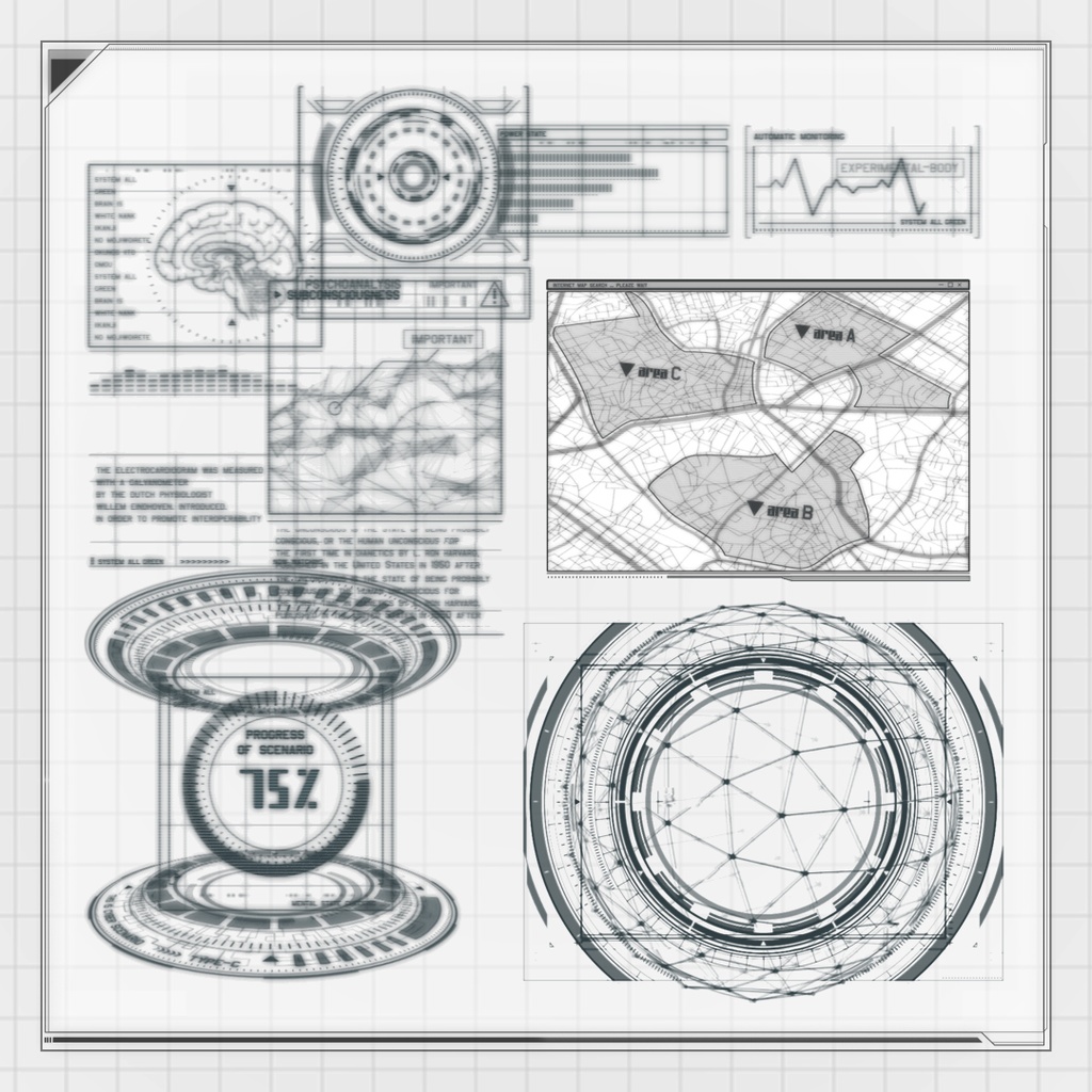 【ココフォリア素材】Blue Ghost ver.2