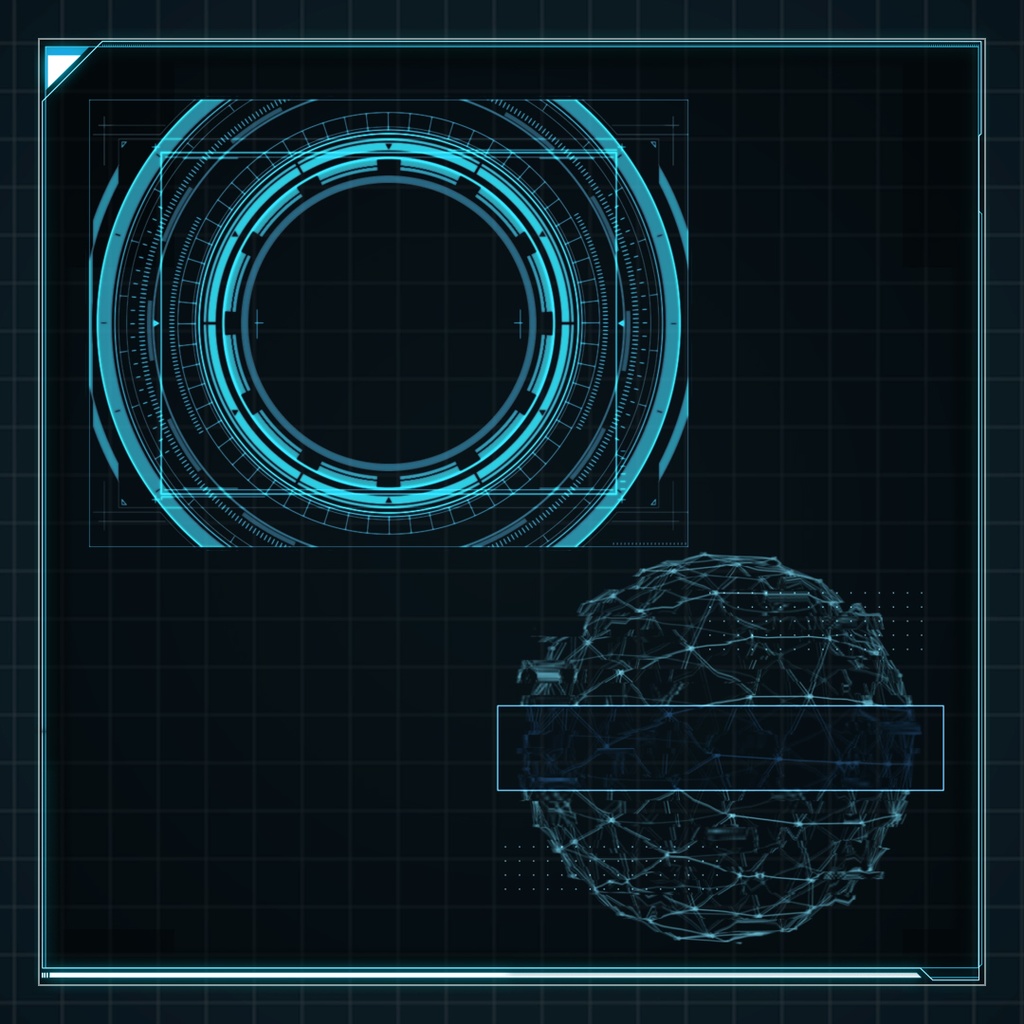 【ココフォリア素材】Blue Ghost ver.2