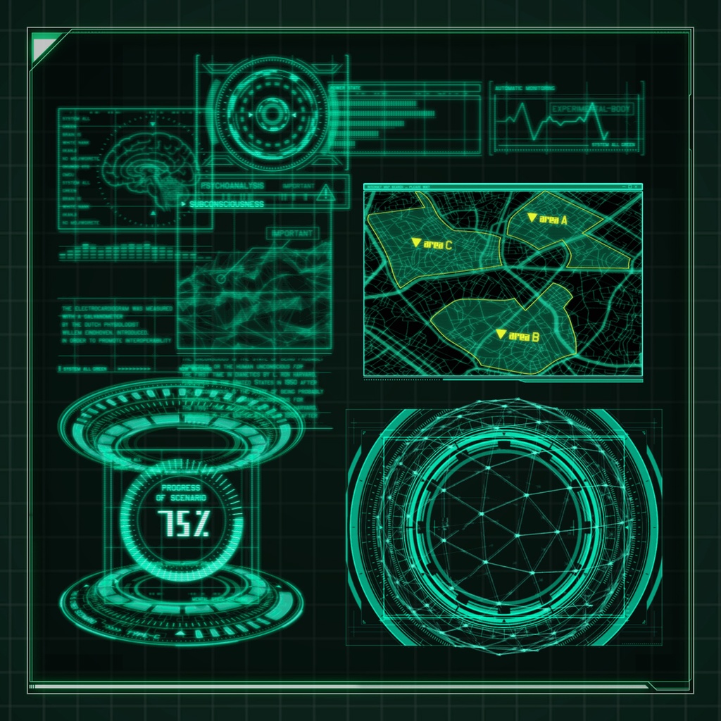 【ココフォリア素材】Blue Ghost ver.2