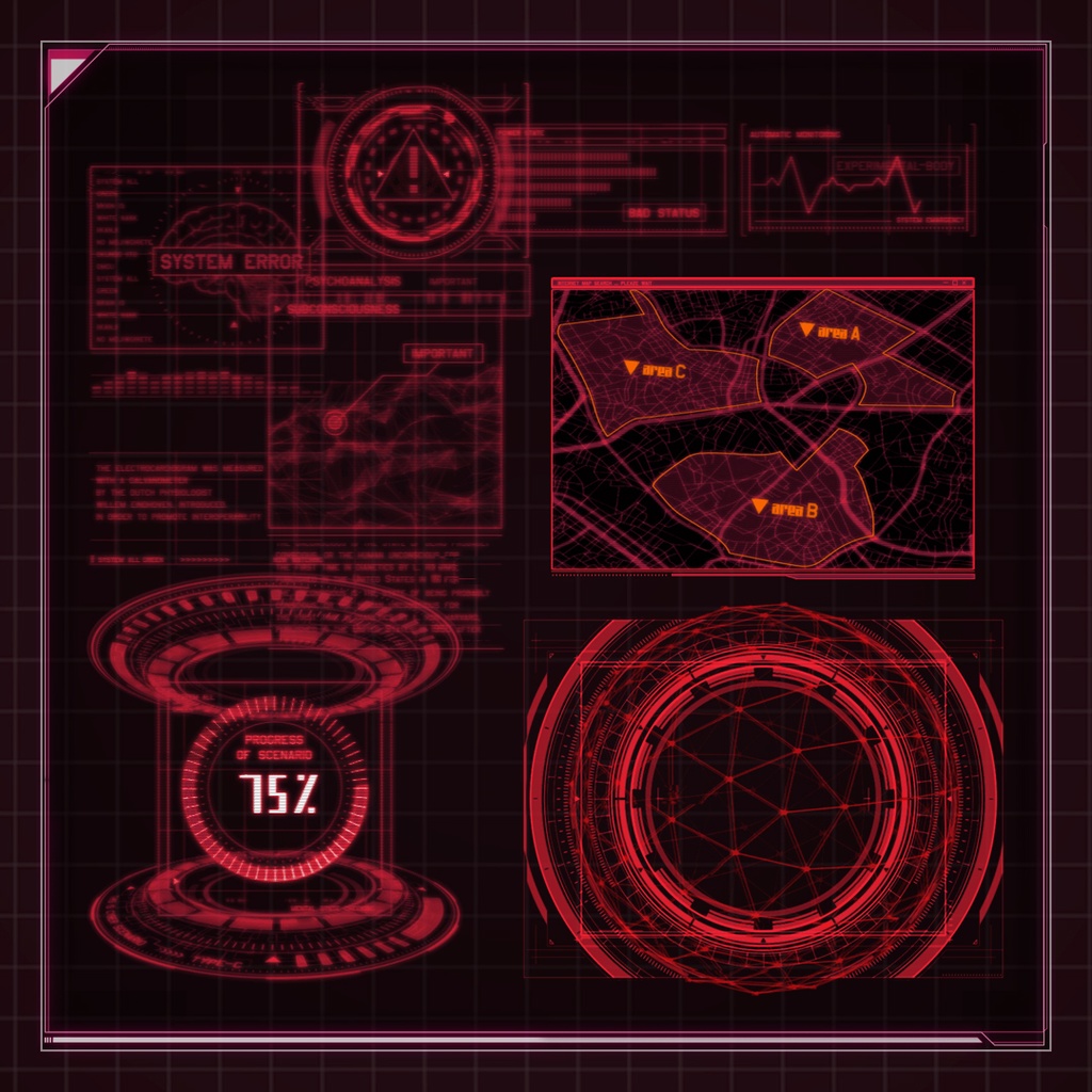 【ココフォリア素材】Blue Ghost ver.2