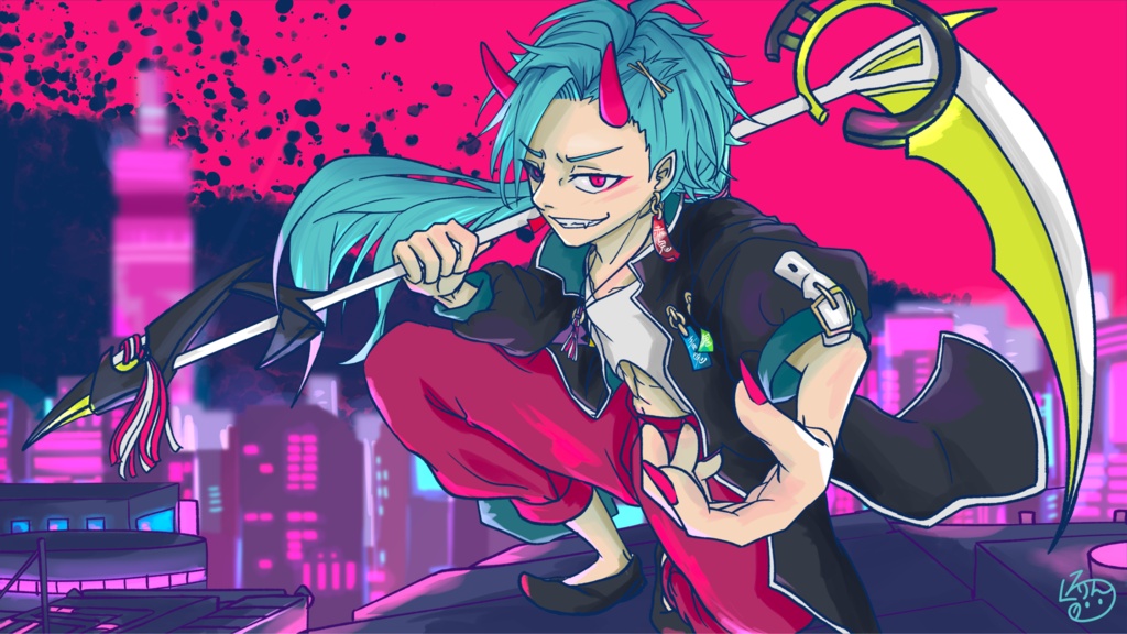 展示用イラストポスター＜疑心なき闇鬼＞