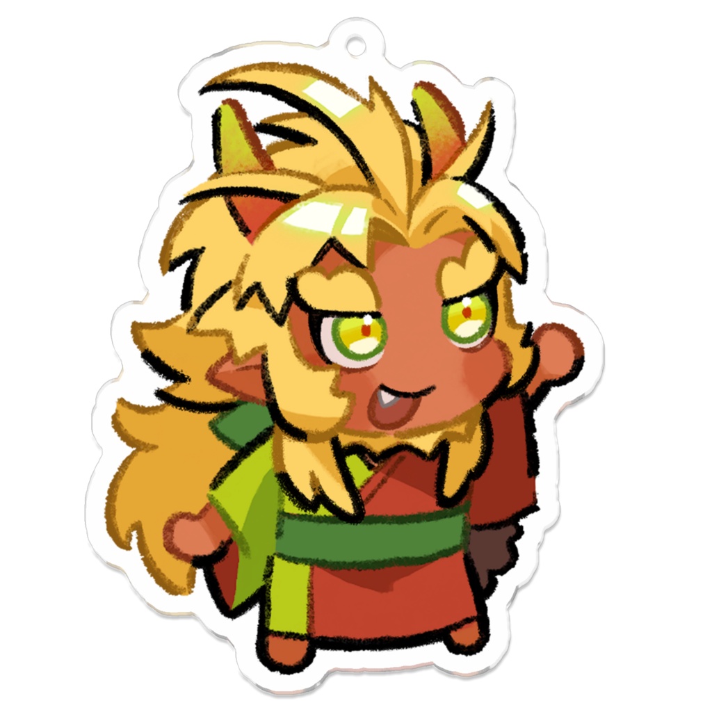 ちびうたくんアクリルキーホルダー（コーティング無し）