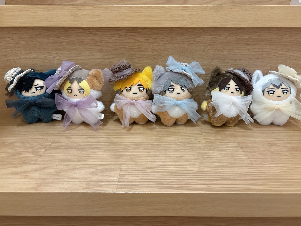 【リボン全色】ぬいぐるみ用チュールリボンの帽子