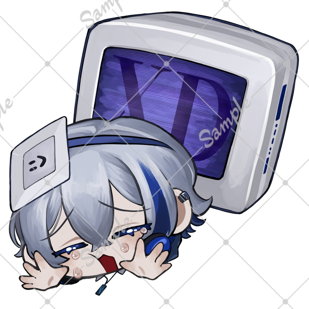 『誰か助けて～；；』アクリルキーホルダー