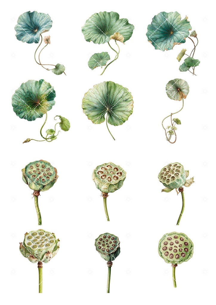 【印刷可】蓮の花素材集117点