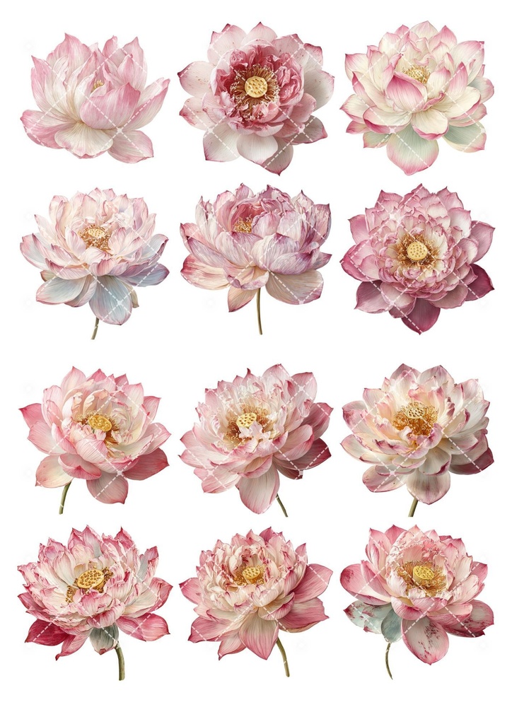 【印刷可】蓮の花素材集117点