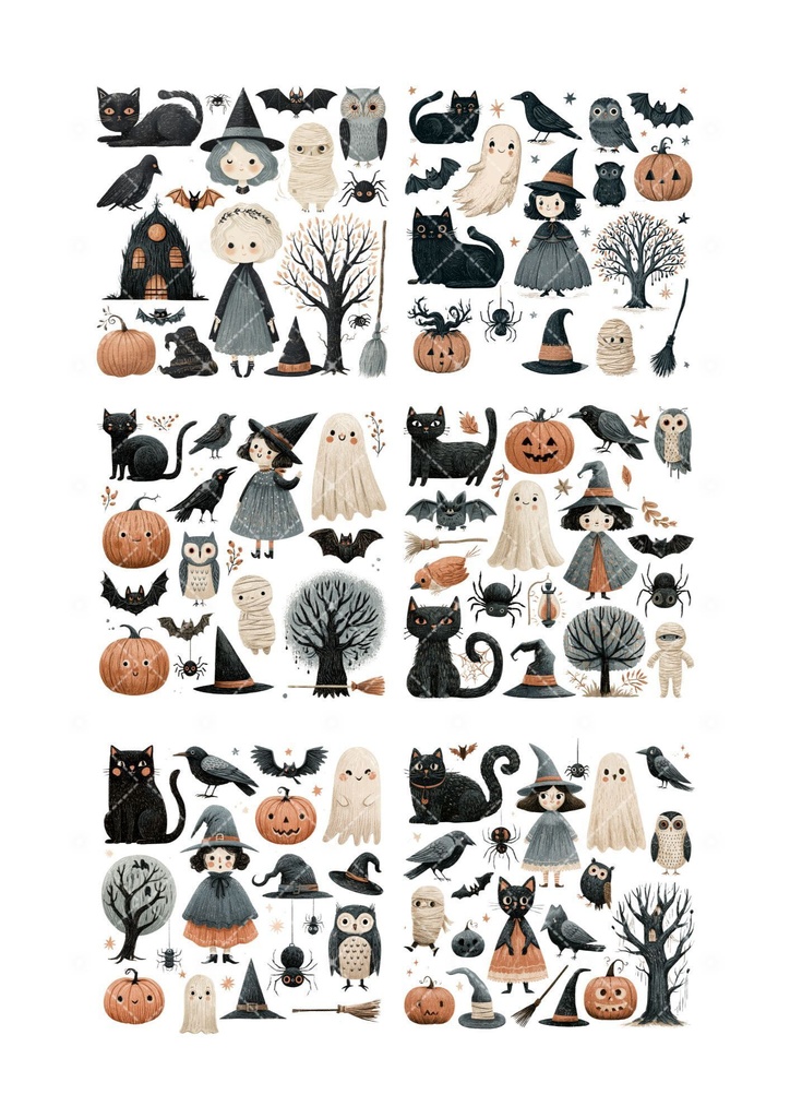【印刷可】ハロウィン素材集 250点