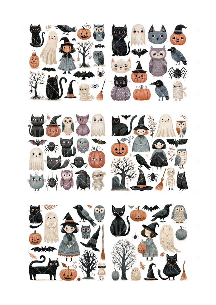 【印刷可】ハロウィン素材集 250点