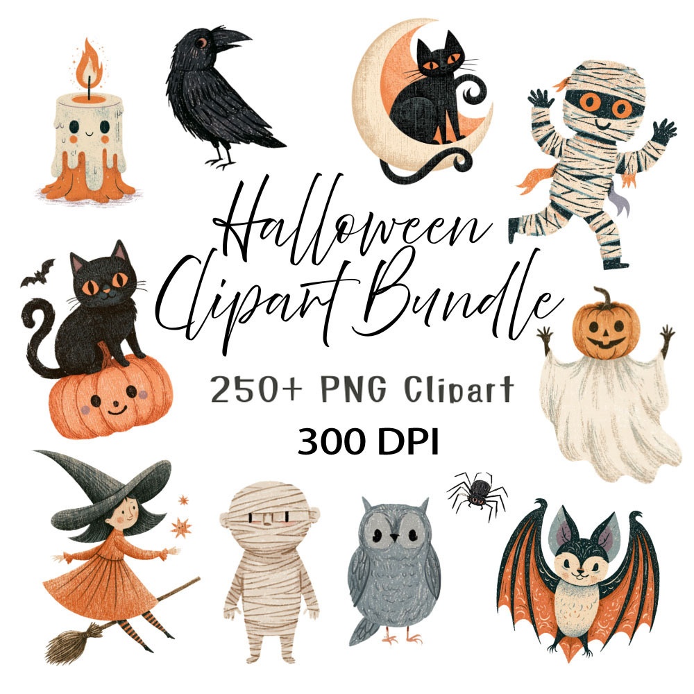 【印刷可】ハロウィン素材集 250点