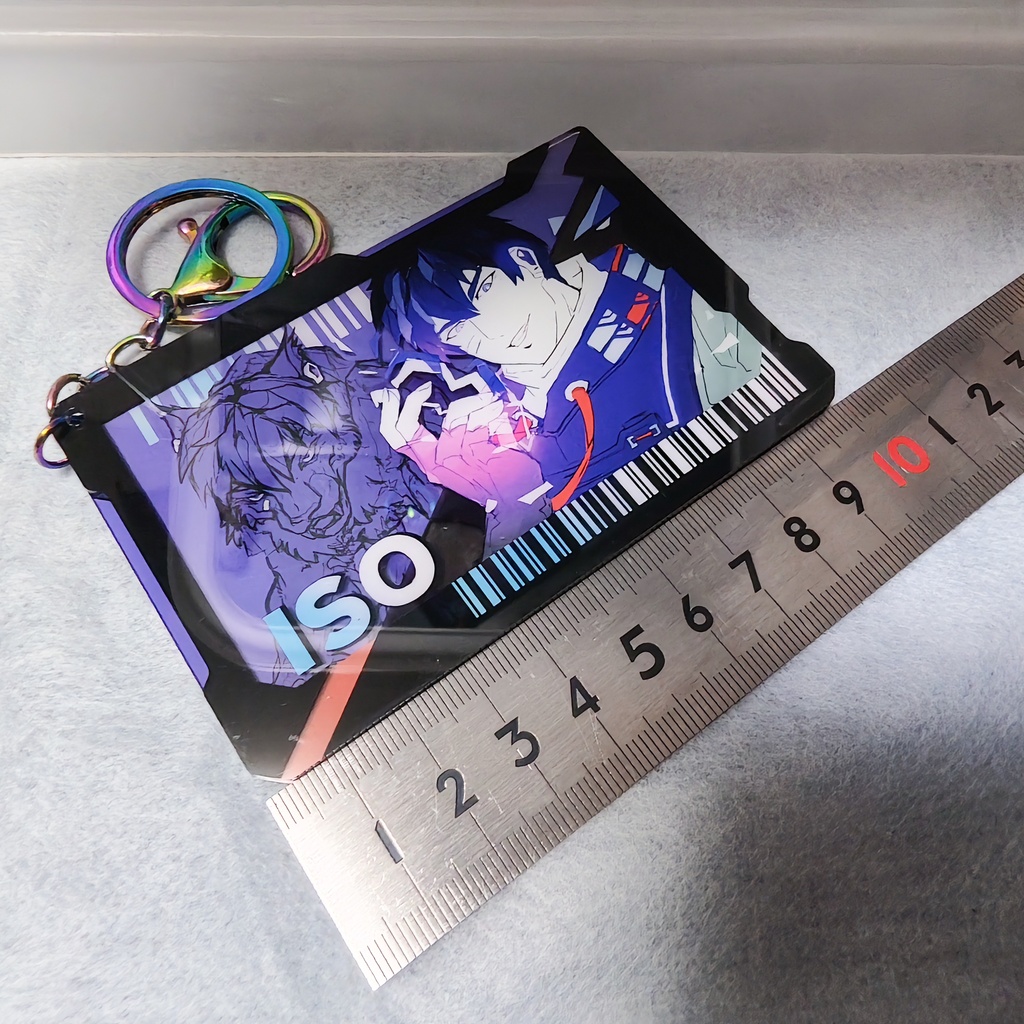 アイソ 二層IDカード風アクリルキーホルダー(¥1500)