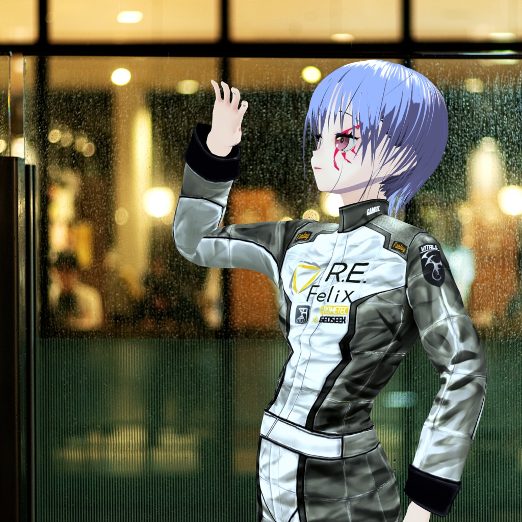 【VRoid用テクスチャ】レーシングスーツ for VRoid【正式版未対応】