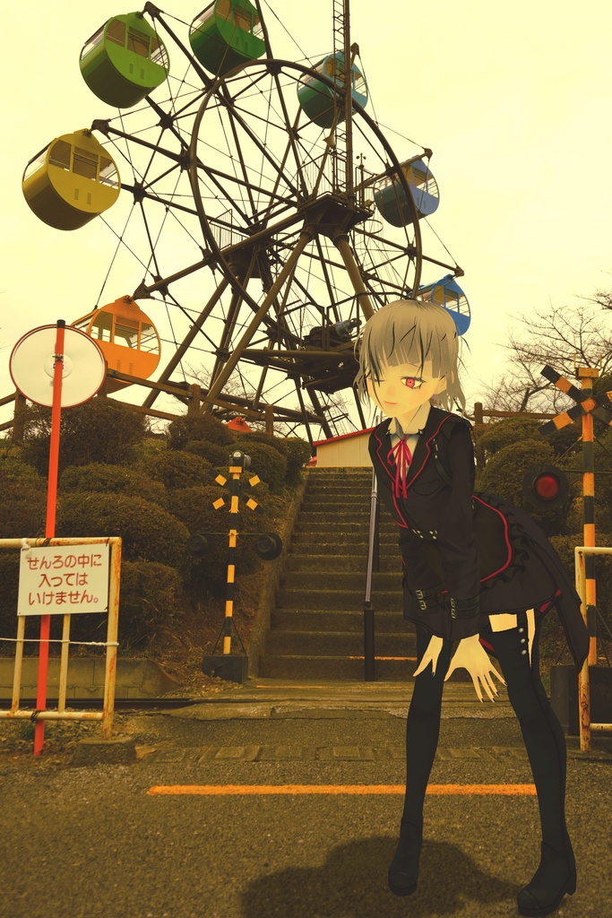 【VRoidメイド服】サイレントブルーム【全8色】