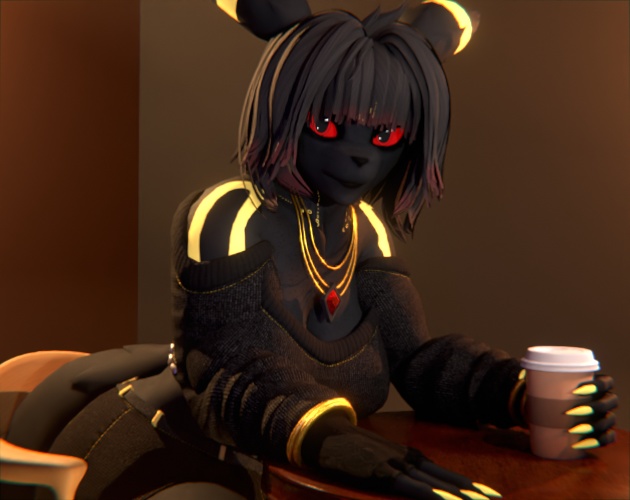 Obsidian [VRC + Blender Rig]