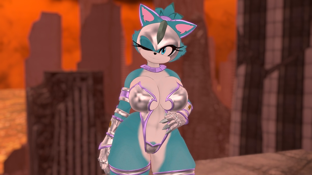 Blaze [VRC + Blender Rig] - Reivene3D - 8/8