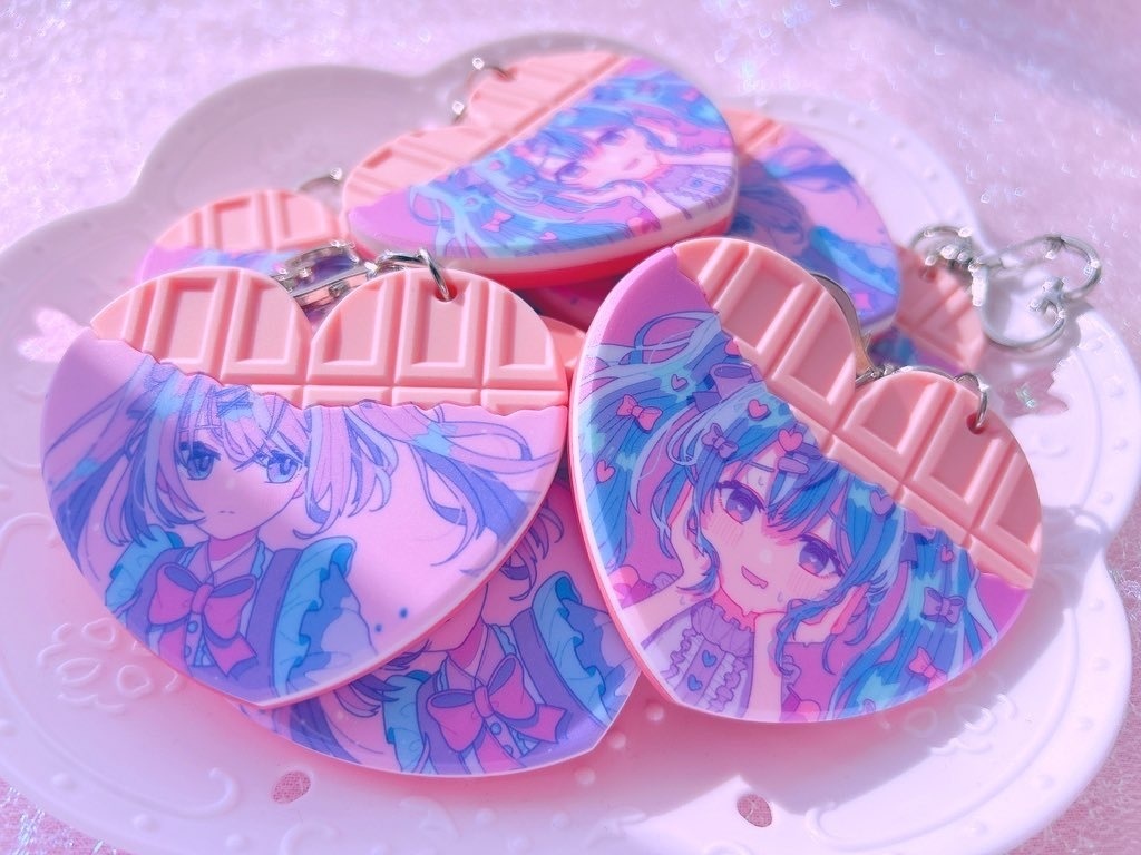 ハート型板チョコラバスト