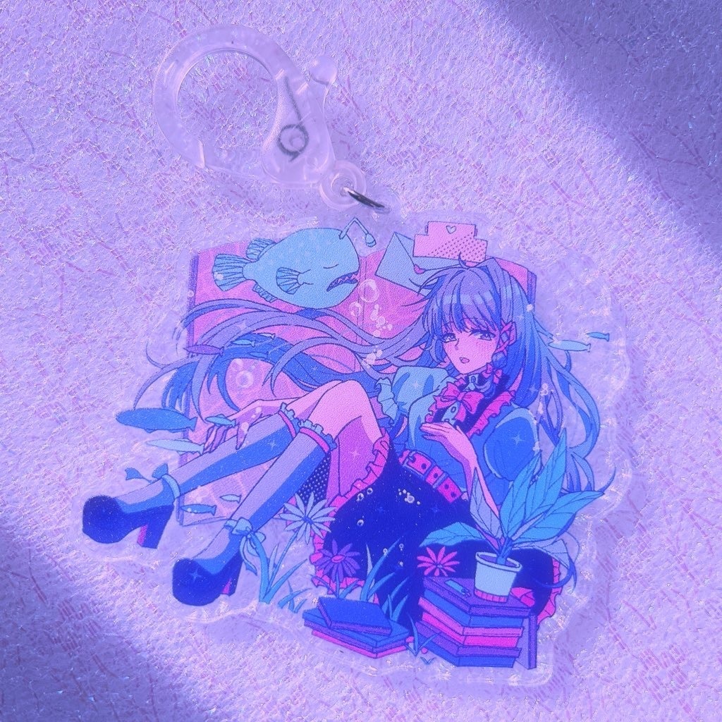 水面アクリルキーホルダー