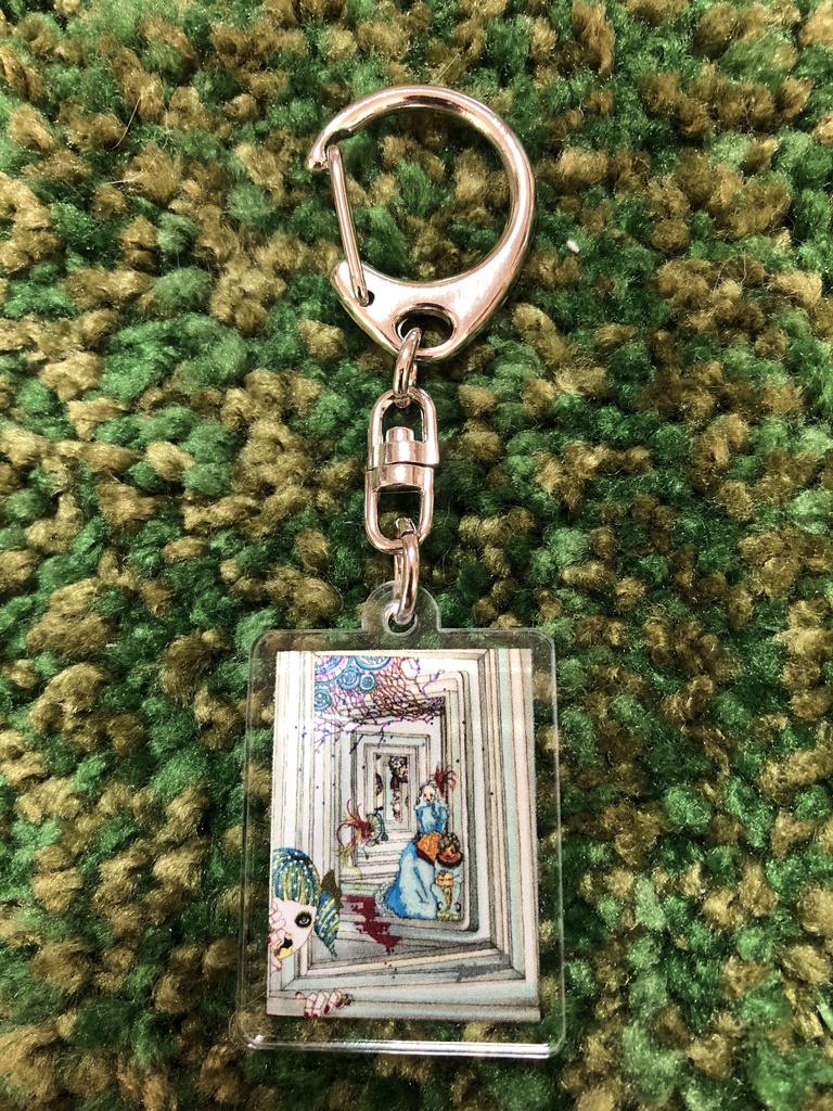 向こう側 アクリルキーホルダー
