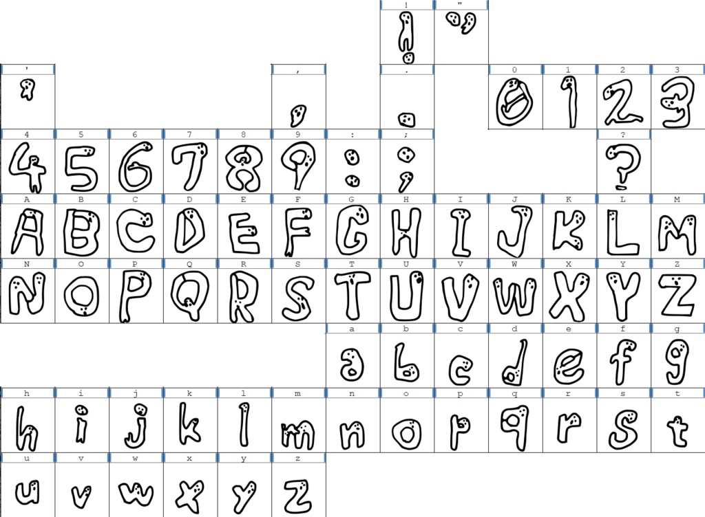 おいももんもん ver1.10 【フリーフォント・商用可】