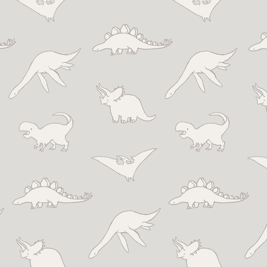 きょうりゅうスマホケース(白)