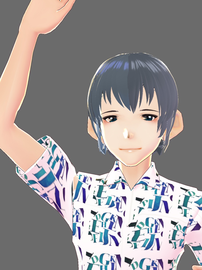 【 VRoid】Aloha shirt 1