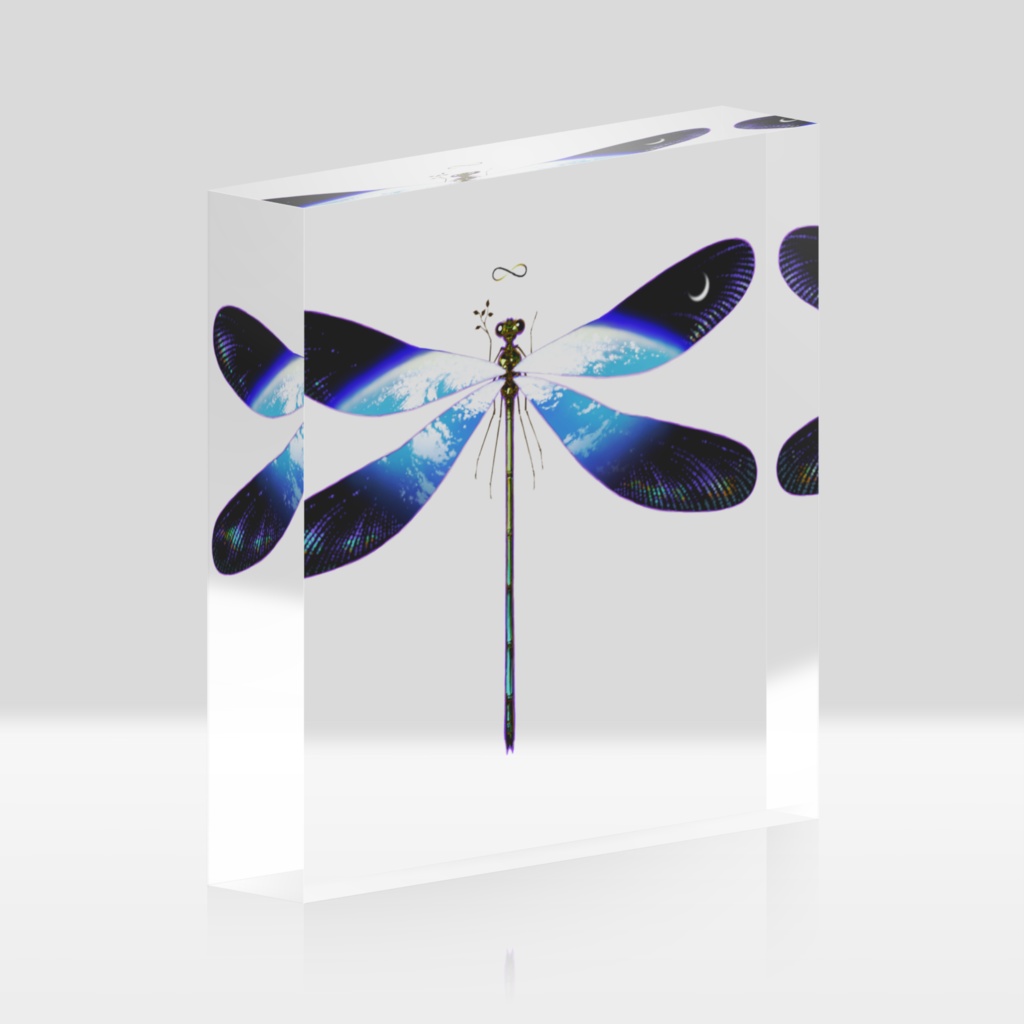 宇宙トンボ アクリルブロック