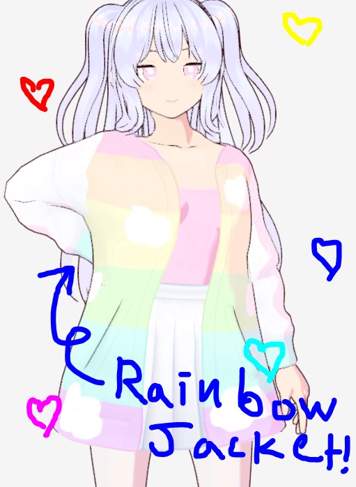Pastel Rainbow Jacket (Free!)