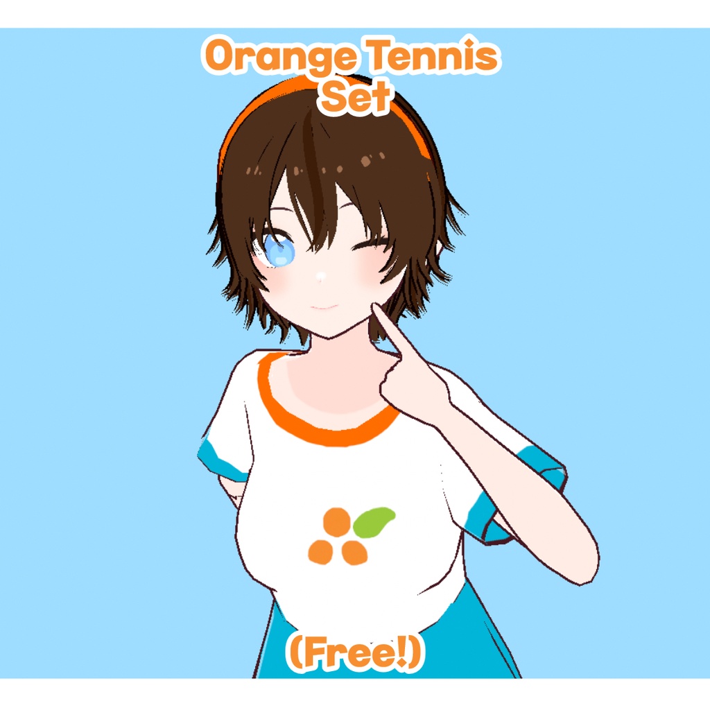 🍊 Orange Tennis Set (Free!)