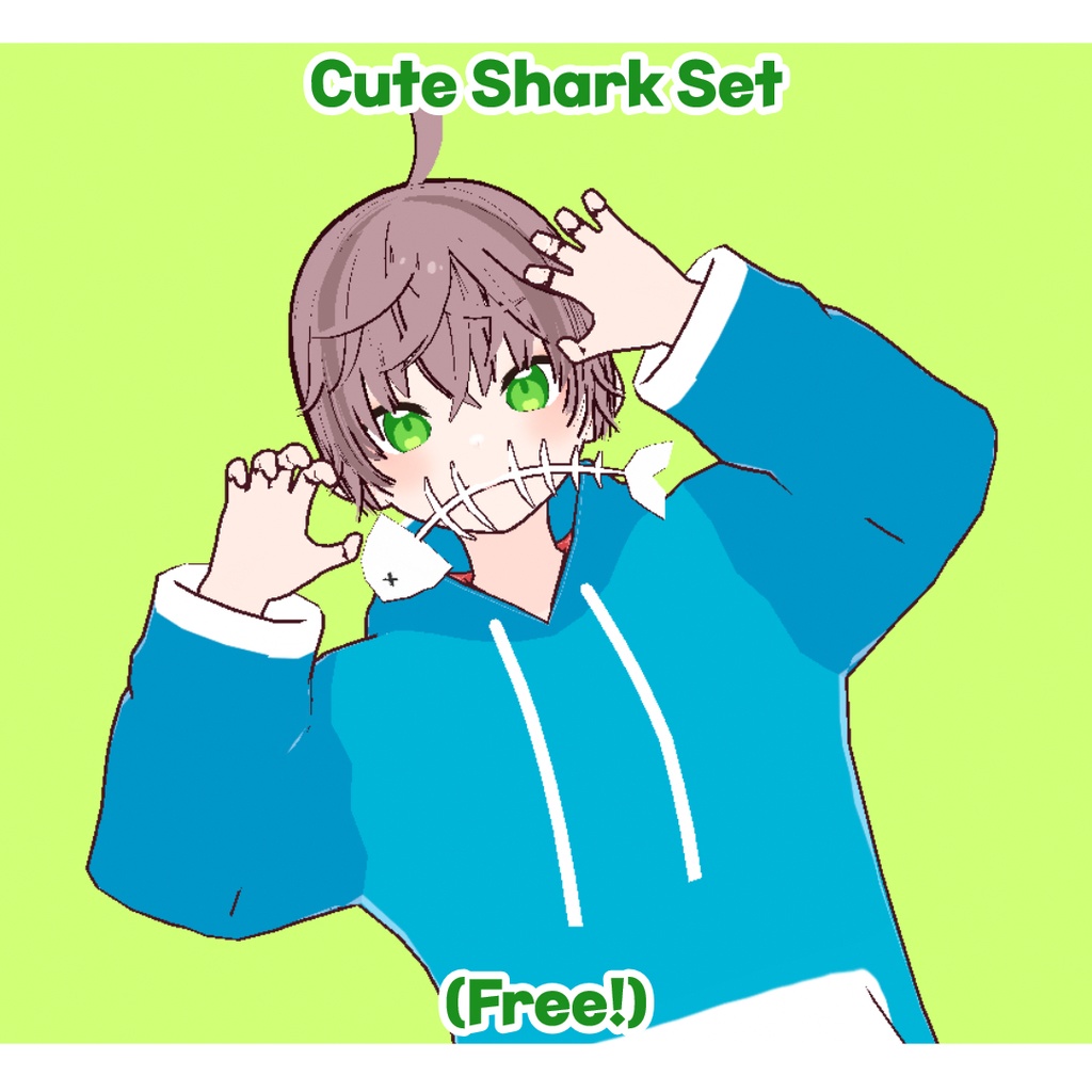 🦈 Cute Shark Hoodie Set (Free!)