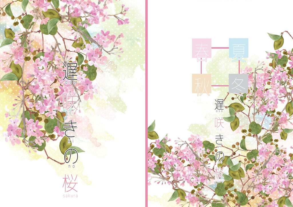 遅咲きの桜
