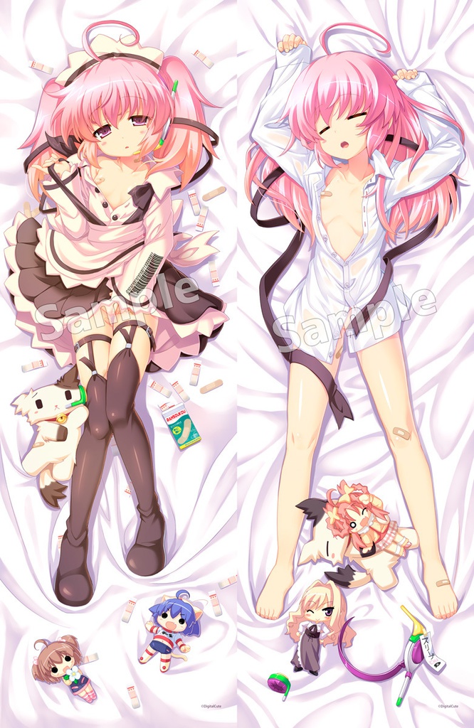 キュー子ちゃん抱き枕カバー(復刻版) + キュー子ちゃんとおやすみボイス