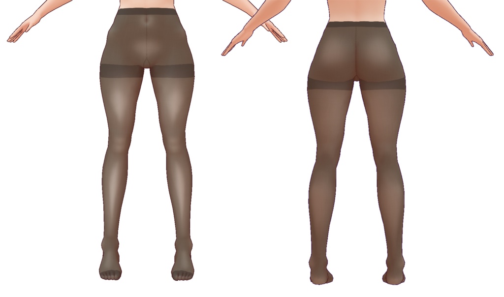 【旧VRoid用】ストッキングっぽいテクスチャ