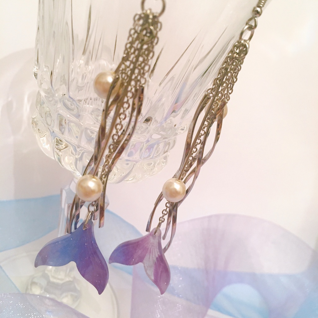 泡沫の人魚 ピアス/イヤリング