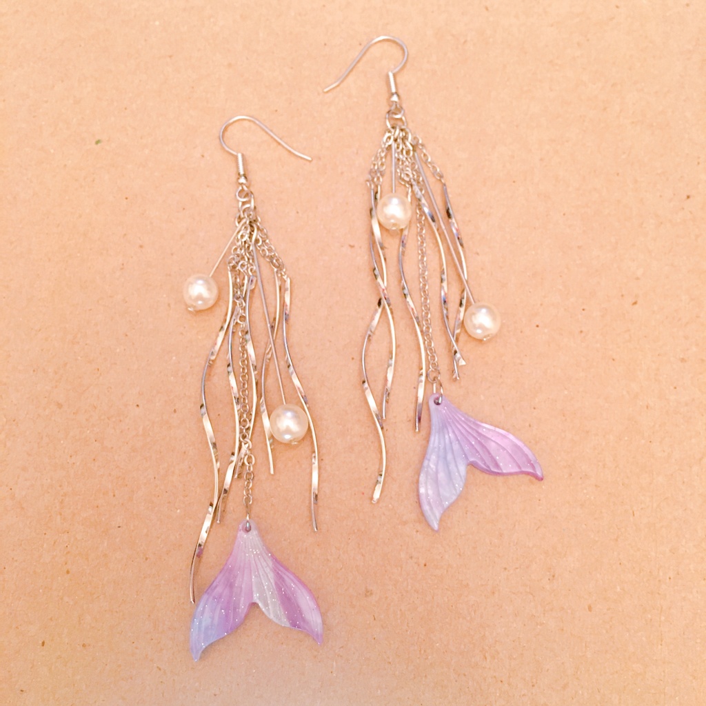 泡沫の人魚 ピアス/イヤリング