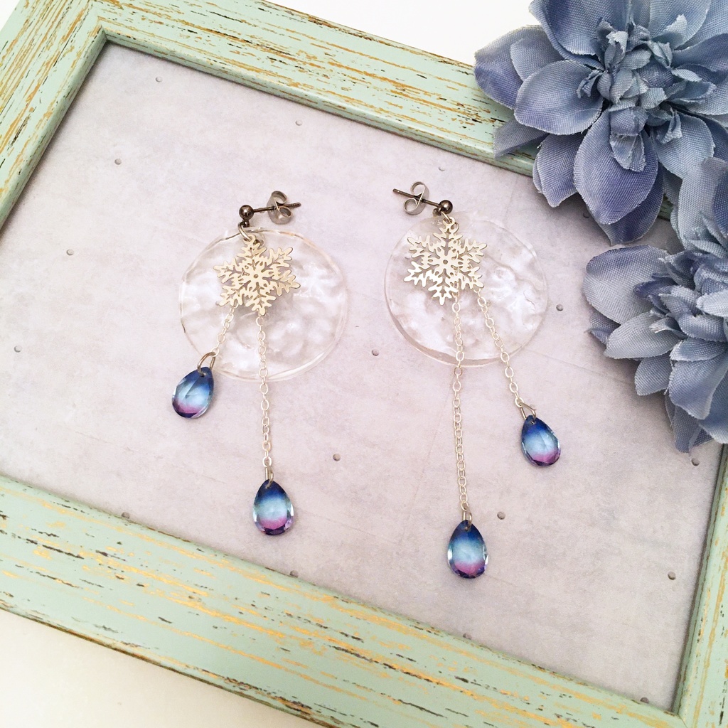 薄氷のピアス/イヤリング