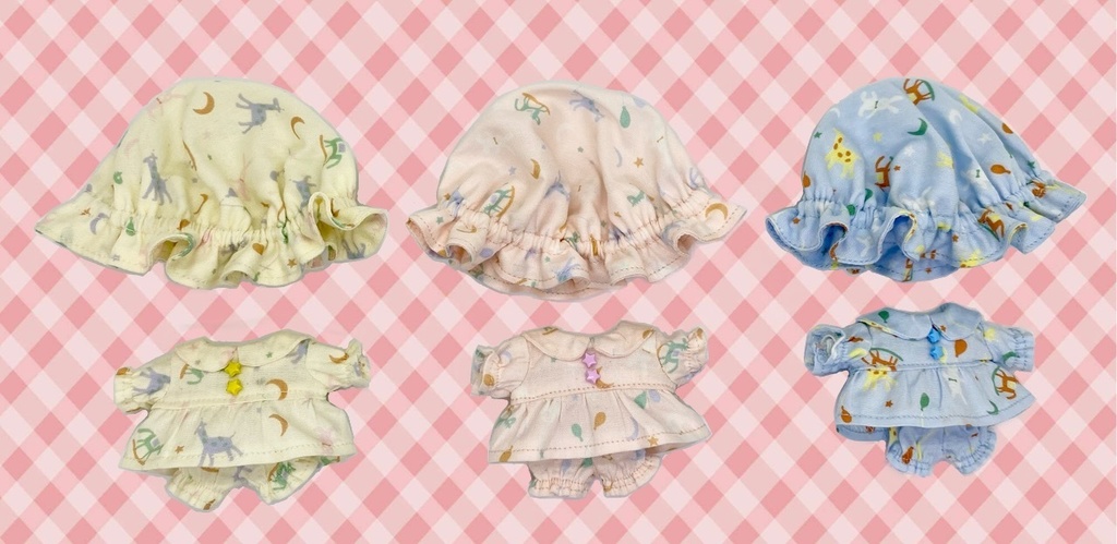 【完売品】パジャマset(10cmぬいサイズ)