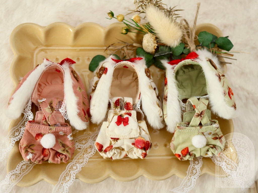 うさ耳ボンネットset(cocokumu ver.)