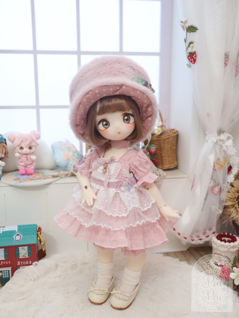 少し大きな葡萄なお洋服set