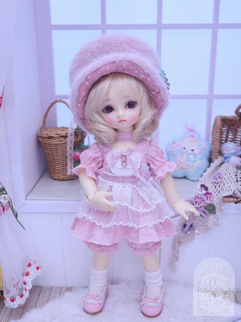 少し大きな葡萄なお洋服set