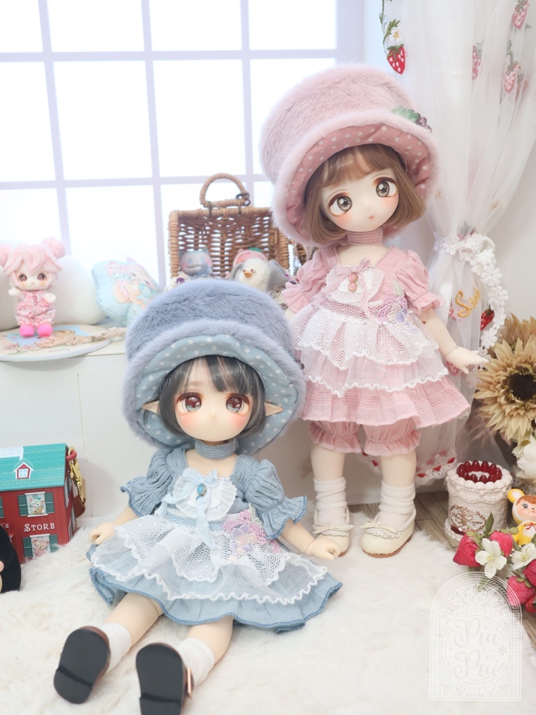 少し大きな葡萄なお洋服set