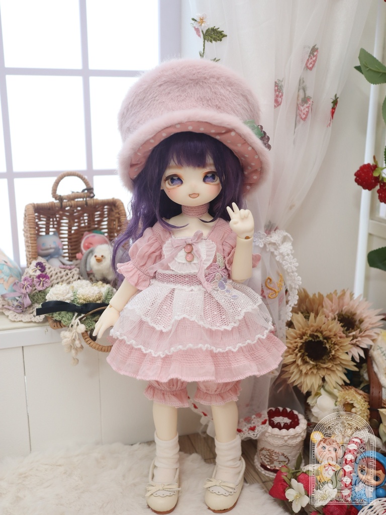 少し大きな葡萄なお洋服set