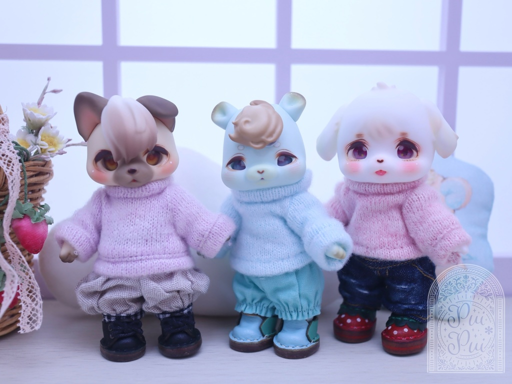 タートルネック(ぷにみお・ちいさぬいsize)