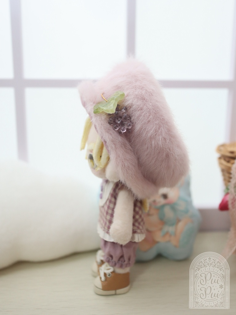 葡萄なお洋服set(ぷにみお・ちいさぬいver.)