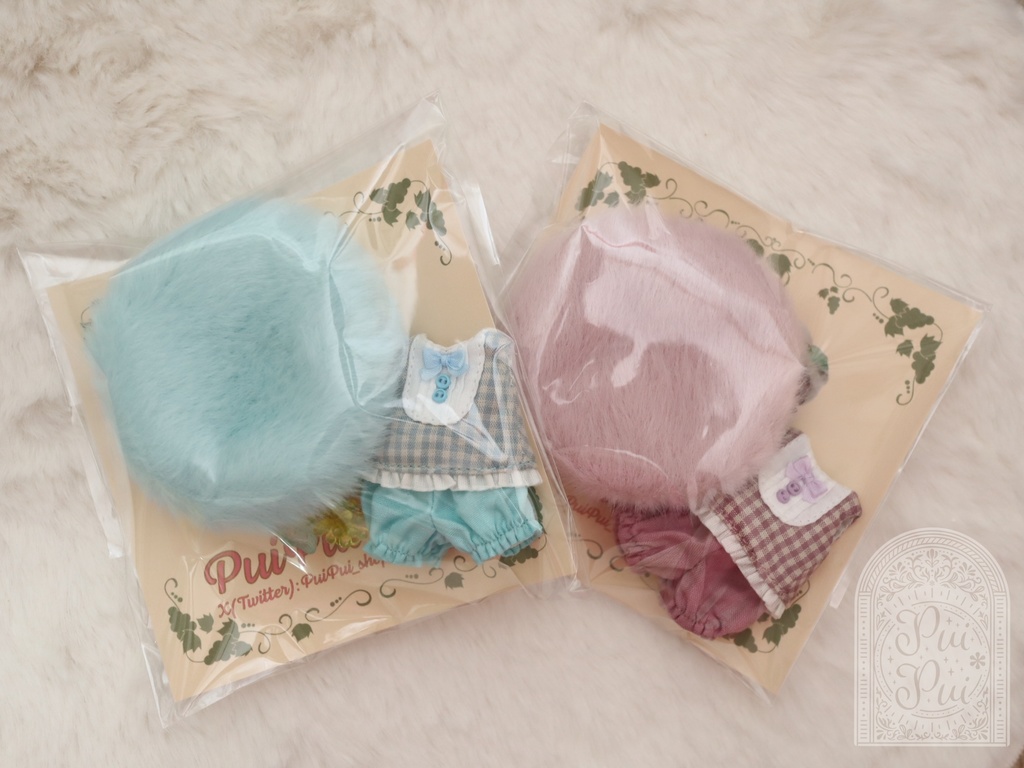 葡萄なお洋服set(ぷにみお・ちいさぬいver.)