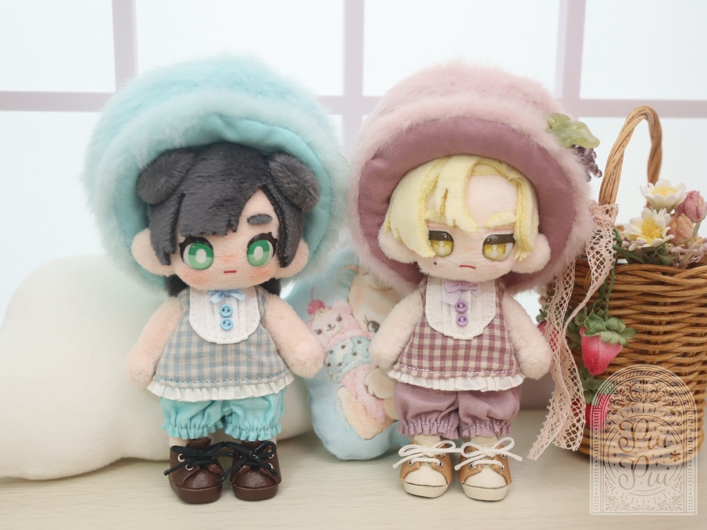 葡萄なお洋服set(ぷにみお・ちいさぬいver.)