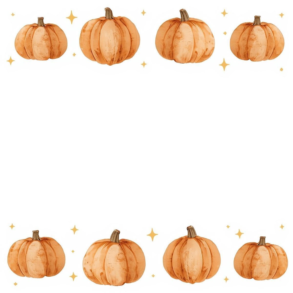 【Canva】水彩風 ハロウィン クリップアートセット1(ブラウン系/全10点)PNG背景透過